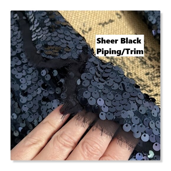 Joan Rivers Touch of Sparkle Sequin Blazer Midnight Blue Sz 1X - Picture 9 of 14